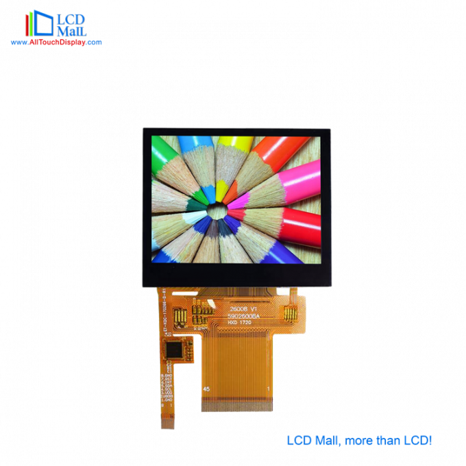 Πλήρης γωνία θέασης 3,5' TFT LCD Touch Panel IPS Display 24 BIT RGB SPI Interface 0