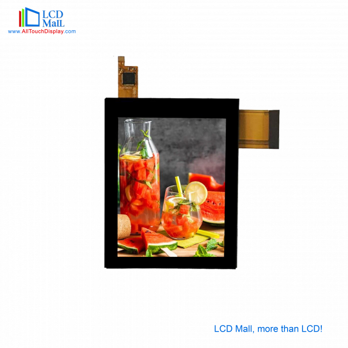 Πλήρης γωνία θέασης 3,5' TFT LCD Touch Panel IPS Display 24 BIT RGB SPI Interface 1
