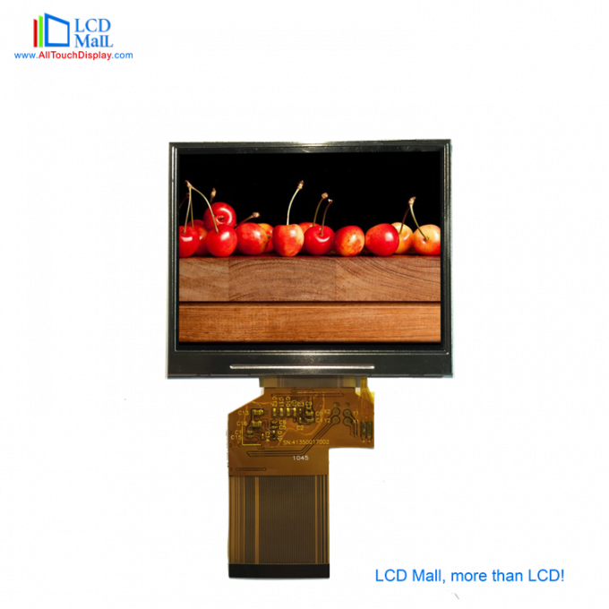 Πλήρης γωνία θέασης 3,5' TFT LCD Touch Panel IPS Display 24 BIT RGB SPI Interface 3