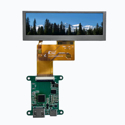 Αγορά 3.9 ίντσες τύπου μπάρας TFT LCD υψηλή φωτεινότητα 480*128 350nits HDMI Interface Touch Screen online manufacture