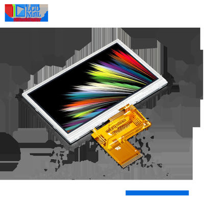 RGB 24bit Προσαρμοσμένη οθόνη LCD 4,3 ιντσών Χρωματική οθόνη αφής TFT 550cd