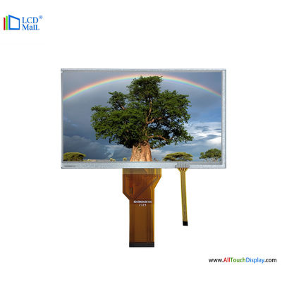 40 πιν LCD οθόνη TFT LCD οθόνη RTP 7 ιντσών Μονάδα LCD υψηλή φωτεινότητα 280cd/m2