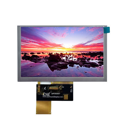 40 PIN 5 ιντσών TFT LCD οθόνη 800X800 ανάλυση με RGB διεπαφή FPC σύνδεσμο