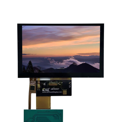 5 ιντσών οθόνη TFT LCD που τροφοδοτείται από ST7265-G6 Drive IC με διασύνδεση RGB με ανάλυση 800X480