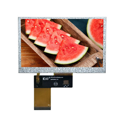 4.3 ίντσες 480*RGB*272 TFT LCD οθόνη με RGB διεπαφές FPC σύνδεσμος και 40PIN σύνδεση Pin