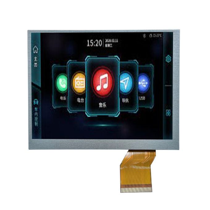 5.7 ίντσες Βιομηχανική οθόνη VGA TFT JD9168S RGB 640*480 με προσαρμοσμένη οθόνη αφής Όλες/IPS Κατεύθυνση προβολής 1