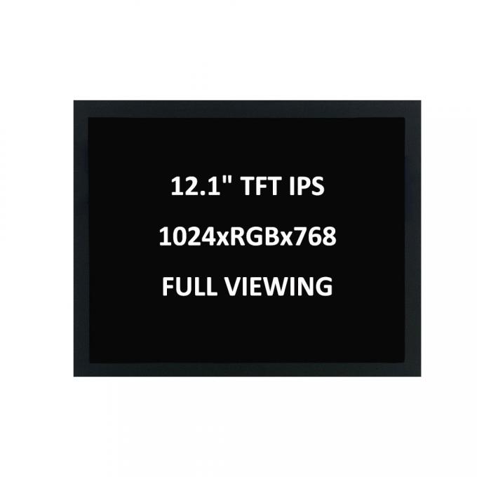 Προσαρμόσιμη μονάδα οθόνης LCD 12,1 ιντσών με ανάλυση 1024 * 768 και διεπαφή LVDS 20pin 2